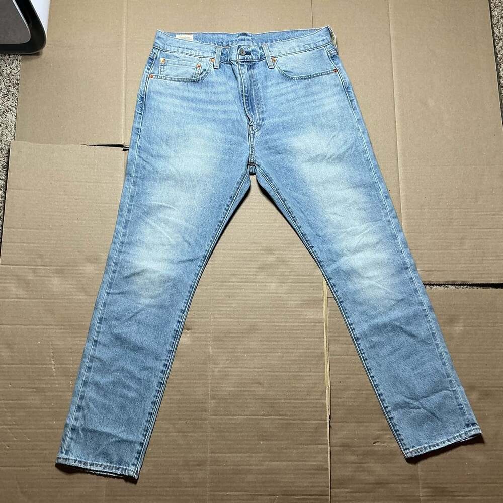 Levi's 512 premium Slim Taper Fit Men's Jeans Light Wash 36x30 TAG 34x29 Actual